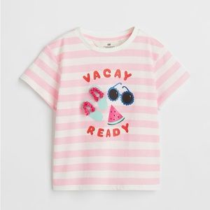 H&M Girls T-shirt - Size Small (6/7)